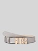 Guess Riem met labeldetail, model 'MERIDIAN' Zilver