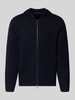 Christian Berg Men Regular Fit Strickjacke mit Lanawoll-Anteil Marine