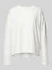 s.Oliver RED LABEL Relaxed Fit Sweatshirt mit gebrushter Oberfläche Weiss