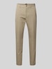 BOSS Slim Fit Anzughose aus Baumwoll-Mix Modell 'KAITON' Beige