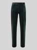 MCNEAL Slim fit stoffen broek van fluweel Donkergroen