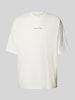 ARMANI EXCHANGE Oversized T-shirt met labelprint Wit