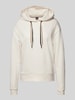 BOSS Hoodie mit Label-Print Modell 'STRIPE' Offwhite