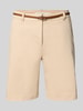 B.Young Regular Fit Bermudas mit Gürtel Modell 'Days' Sand