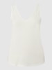 Vero Moda Curve PLUS SIZE Top mit Stretch-Anteil Modell 'Ava' Weiß