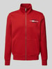 Tommy Hilfiger Sweatjack met opstaande kraag Donkerrood