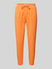 ICHI Slim Fit Sweatpants mit Tunnelzug Modell 'KATE' Orange