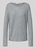Marc O'Polo Regular Fit Strickpullover aus Merinowolle Mittelgrau