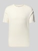 Lindbergh Relaxed Fit T-Shirt mit Rundhalsausschnitt Offwhite
