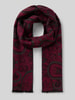 Christian Berg Men Sjaal van pure viscose Bordeaux