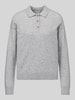 Jake*s Casual Regular Fit Pullover aus reinem Kaschmir Silber Melange