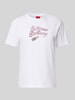 HUGO T-shirt met ronde hals, model 'Damacia' Wit