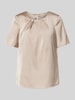 Christian Berg Woman Selection Blouseshirt met ronde hals Taupe