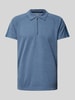 Joy Regular fit poloshirt met logoprint, model 'IVO' Rookblauw