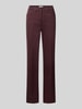 Raphaela By Brax Super Slim Fit Schmale Hose aus Lyocell-Baumwoll-Mix Modell 'LORELLA' Bordeaux