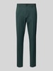 s.Oliver BLACK LABEL Tapered fit pantalon met persplooien Groen