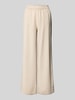Only Spodnie szerokie z mieszanki wiskozy model ‘ARIS LIFE’ Écru