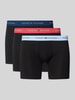 Tommy Hilfiger Slim fit boxershort van katoenmix in een set van 3 stuks Zwart