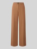 Stehmann Wide leg broek met steekzakken model 'Hillda' Camel