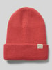 Barts Beanie met labeldetail, model 'KINABALU' Rood