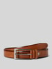 Pierre Cardin Leren riem Cognac