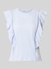 Tom Tailor Denim Regular Fit Top aus reiner Baumwolle Hellblau