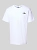 The North Face T-Shirt mit Label-Print Weiss
