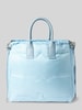 BOGNER Tote bag met labeldetail, model 'Malina' Lichtblauw