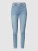 Gina Tricot Jeansy z wysokim stanem o kroju skinny fit z dodatkiem streczu model ‘Molly’ Jasnoniebieski