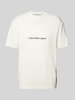 Calvin Klein Jeans T-Shirt mit Rundhalsausschnitt Offwhite