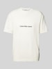 Calvin Klein Jeans T-shirt met ronde hals Offwhite