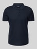 JOOP! Collection Poloshirt mit kurzer Knopfleiste Modell 'Bradley' Marine