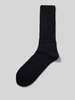 Falke Sokken met ribboord, model 'Nelson' Zwart