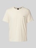 BOSS T-Shirt mit Logo-Detail Modell 'MIX&MATCH' Ecru