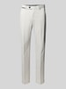 Hiltl Regular Fit Stoffhose mit Leistentasche Modell 'PEAKER' Silber