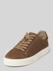 Marc O'Polo Low Top Sneaker aus echtem Rindsleder Taupe