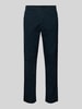 Knowledge Cotton Apparel Tapered fit chino met steekzakken, model 'TIM' Zwart