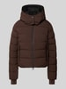 NAUTGÅRD Jacke mit Daumenloch und Kapuze Dunkelbraun