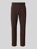 SELECTED HOMME Slim fit chino met viscose, model '175' Donkerbruin