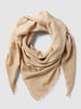 Weekend Max Mara Schal mit Logo-Details Modell 'VALREAS' Beige