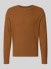 GANT Regular Fit Pullover aus Baumwoll-Woll-Mix Camel