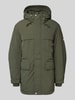 Tommy Jeans Parka o kroju regular fit z kapturem model ‘CITY READY’ Ciemnozielony