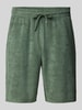 MCNEAL Shorts aus Frottee Dunkelgruen