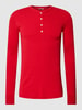 Schiesser Shirt met lange mouwen en ronde hals, model 'Karl' Rood