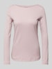 Christian Berg Woman Regular Fit Longsleeve aus reiner Baumwolle Altrosa