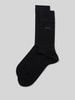 BOSS Socken mit Label-Print im 2er-Pack Black