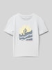 Name It T-Shirt mit Motiv-Print Modell 'HALDUR' Bleu