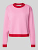 Mango Pullover mit Rundhalsausschnitt Modell 'COMO' Pink