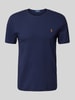 Polo Ralph Lauren T-Shirt mit Label-Stitching Marine