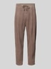 Marc O'Polo DENIM Regular Waist Cordhose mit Tunnelzugbund Beige